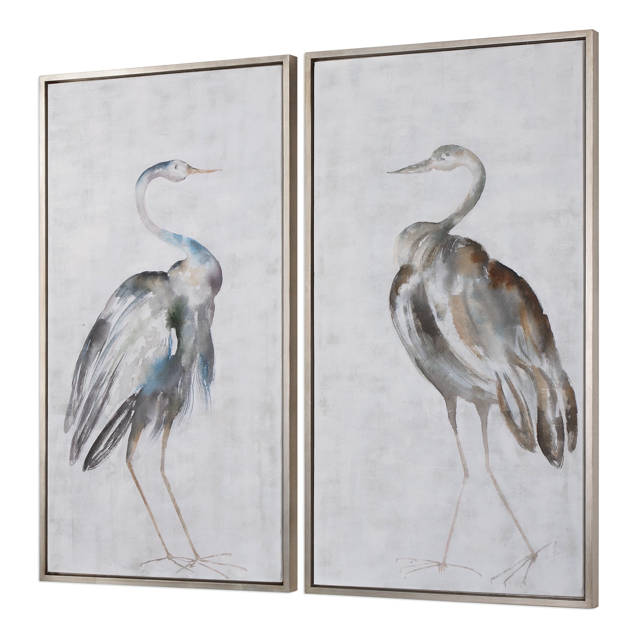 Summer Birds Framed Art Set of 2