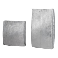 Darla Aluminum Vases (Set of 2)