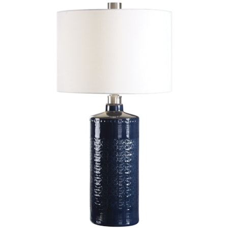Thalia Royal Blue Table Lamp