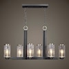 Uttermost Lighting Fixtures - Pendant Lights Jarsdel 6 Light Industrial Island Light