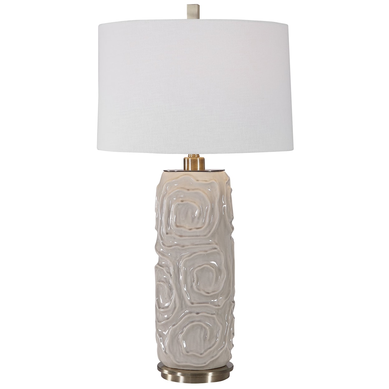 Uttermost Table Lamps Zade Warm Gray Table Lamp