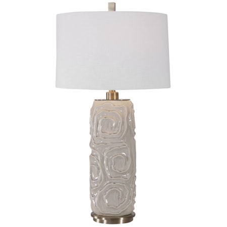 Zade Warm Gray Table Lamp