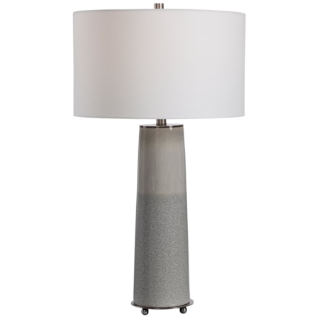 Abdel Gray Glaze Table Lamp