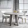 Uttermost Accent Furniture Gidran Gray Dining Table