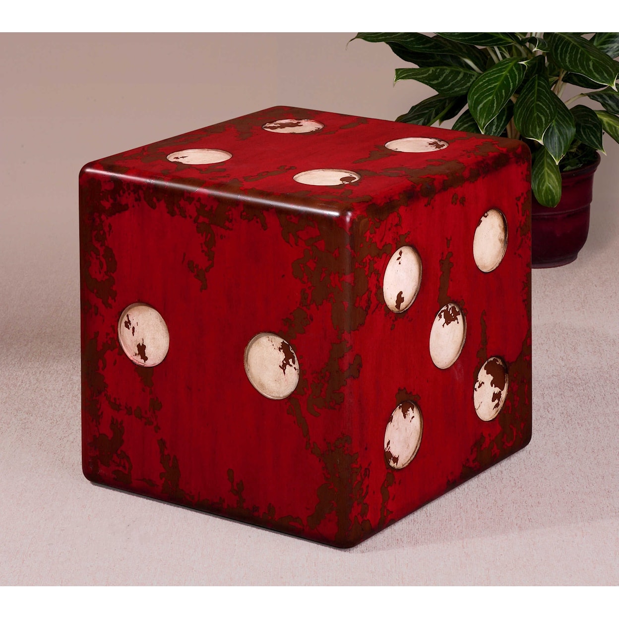 Uttermost Accent Furniture - Occasional Tables Dice Accent Table