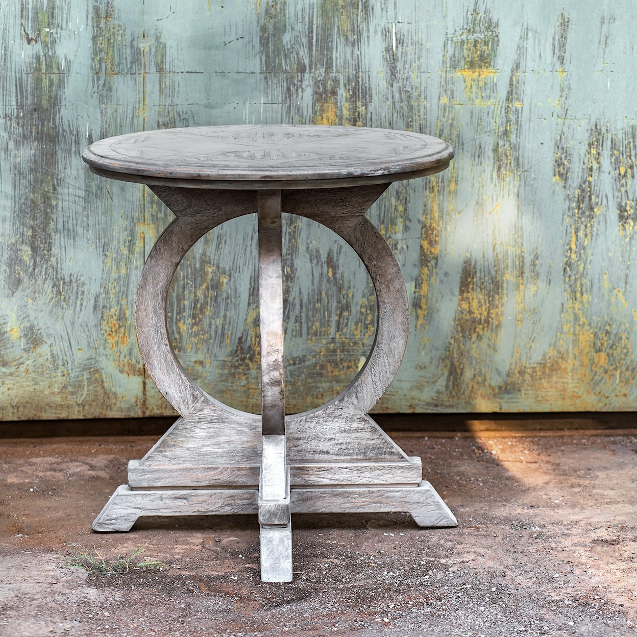 Uttermost Accent Furniture - Occasional Tables Maiva White Accent Table