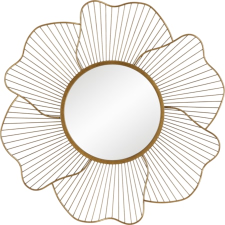Blossom Gold Floral Mirror