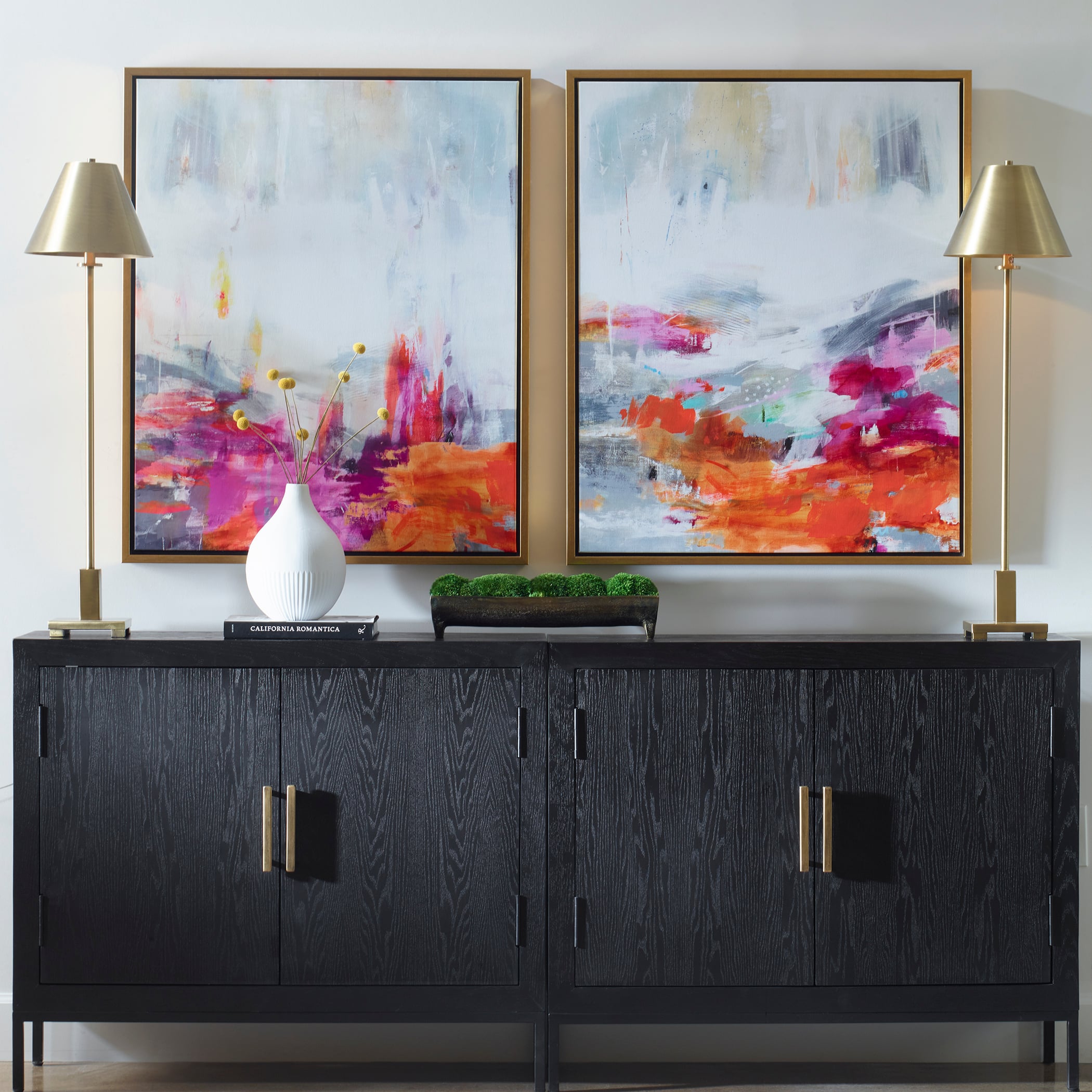 Uttermost Color Theory Color Theory Framed Abstract Art Set/2