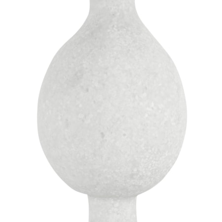 Inverse White Marble Table Lamp