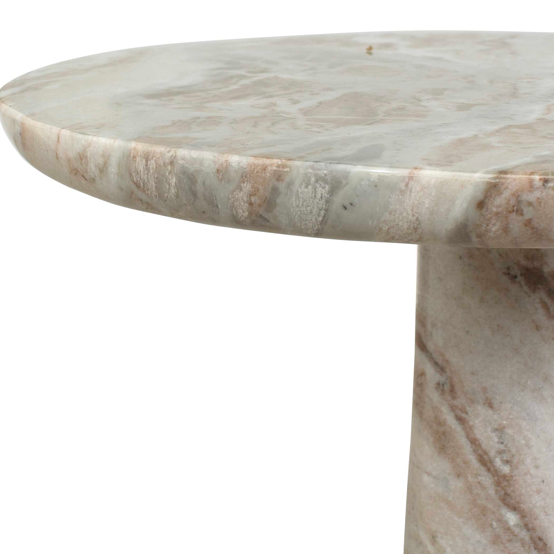 Uttermost Shura Shura Indoor-Outdoor Marble Accent Table