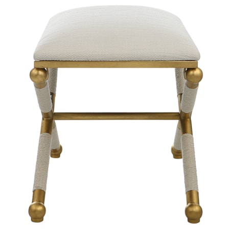 Socialite White Small Bench