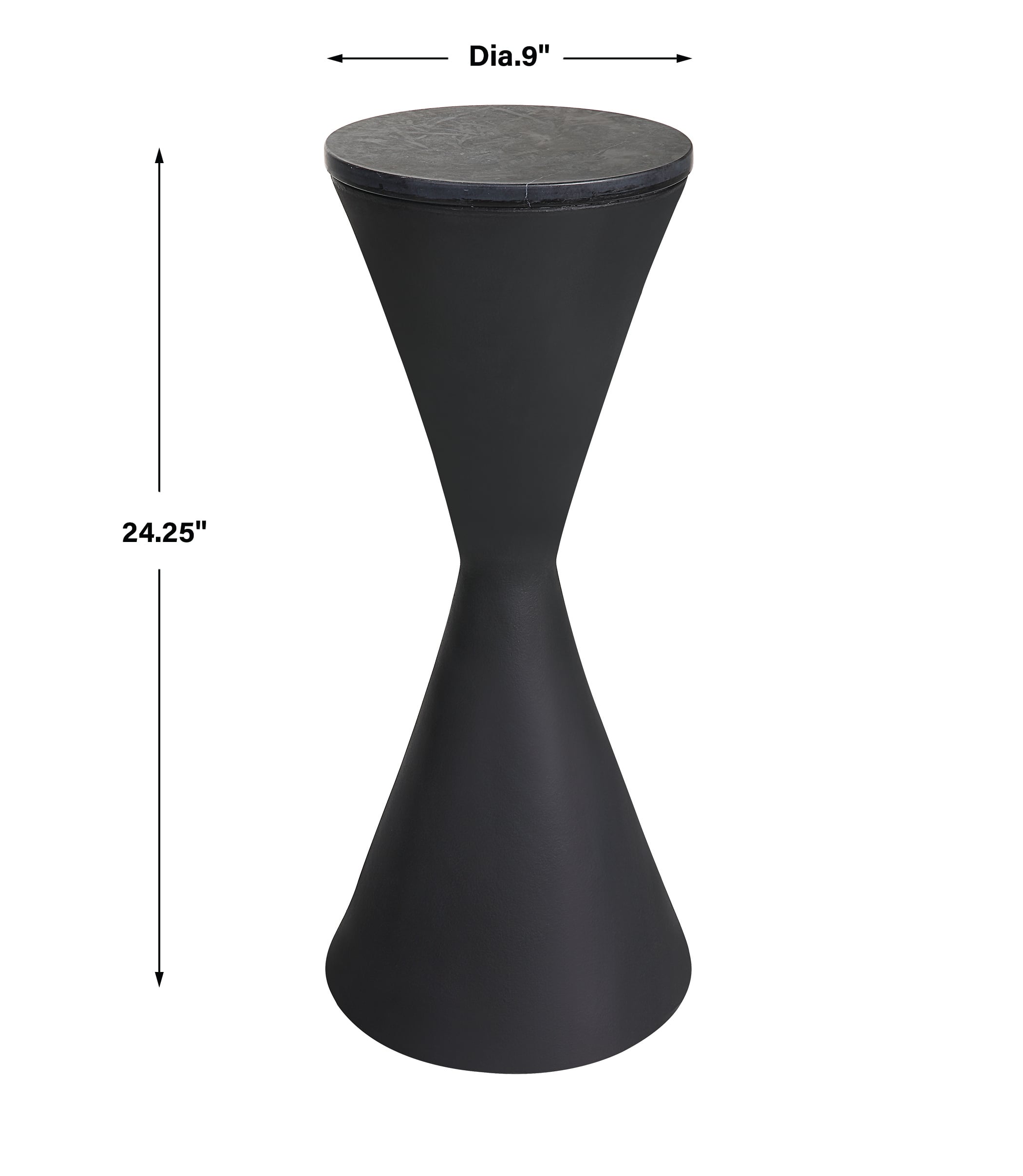Hourglass Shaped Drink Table