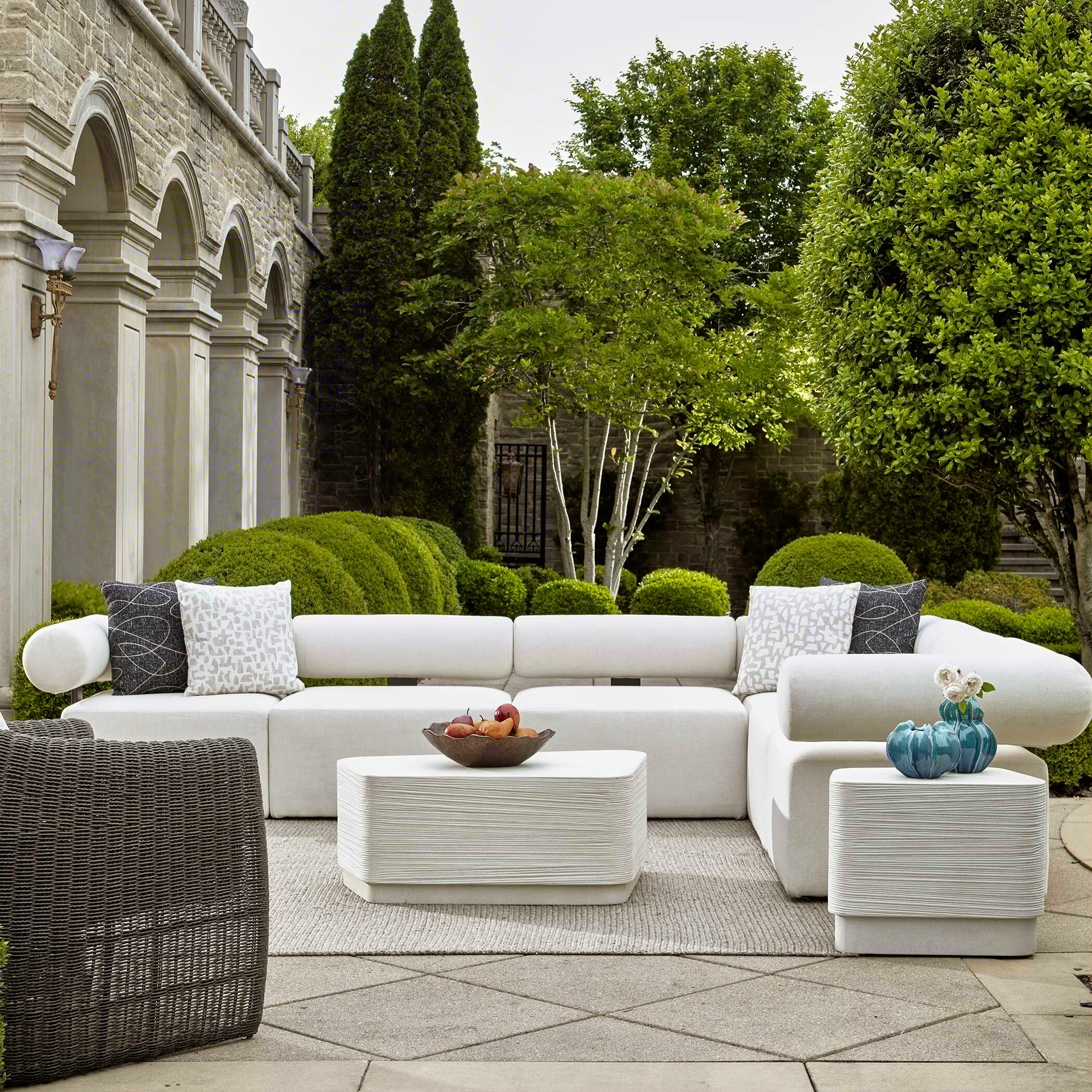 Saltwater Concrete Side Table