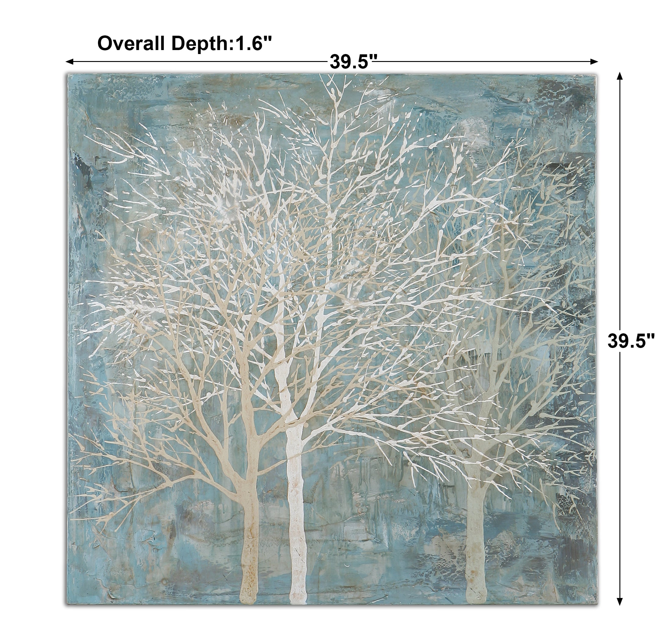 Uttermost Art Muted Silhouette Canvas Art