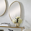 Uttermost Boomerang Boomerang Gold Mirror