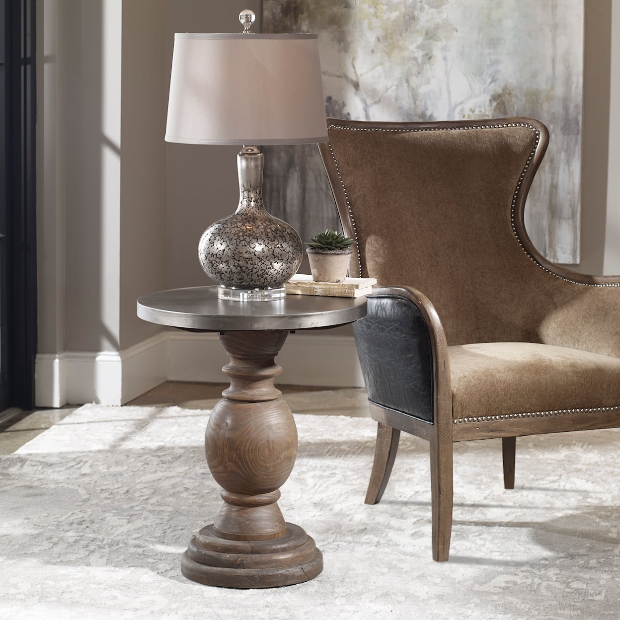 Uttermost Accent Furniture - Occasional Tables Blythe Wooden Accent Table