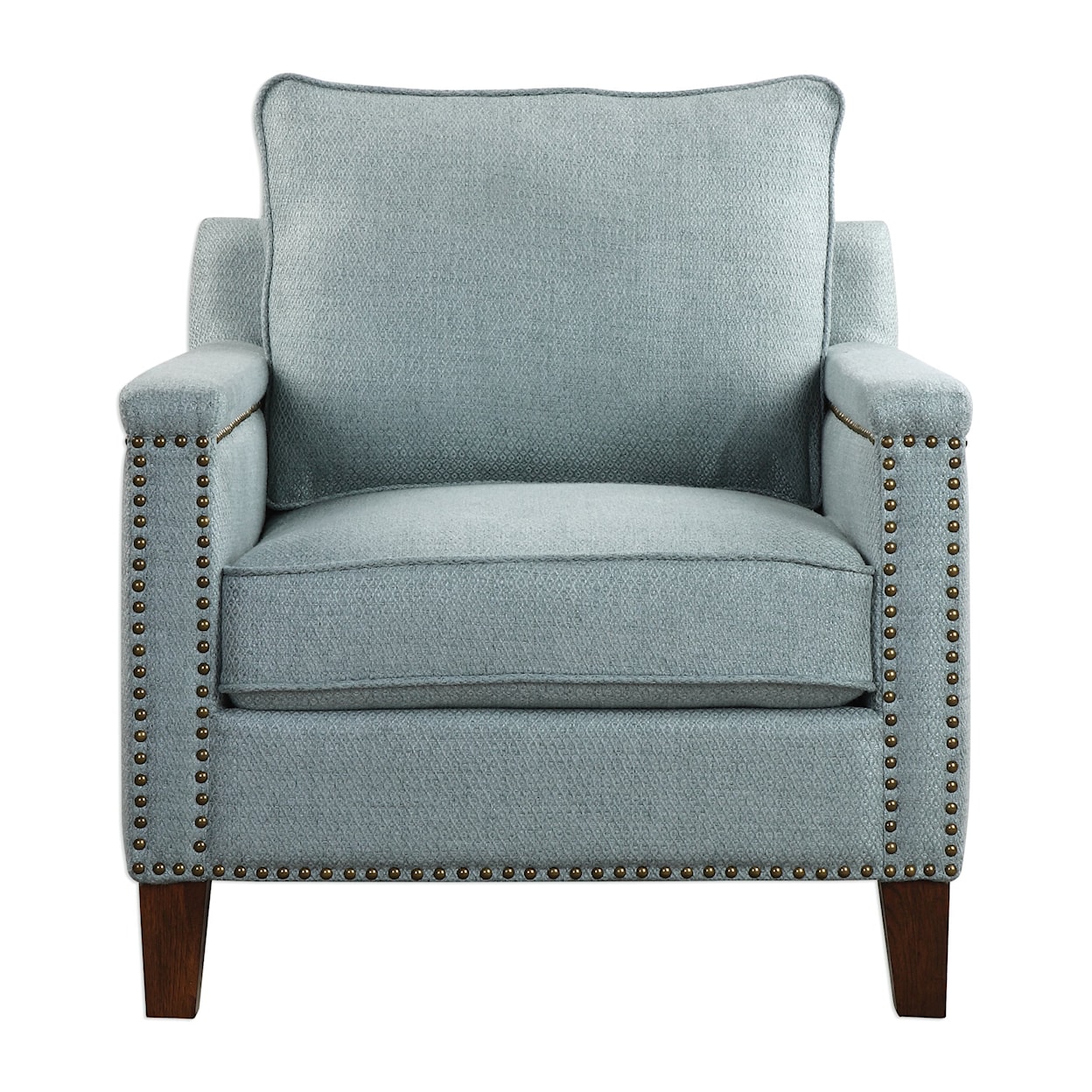 Uttermost Accent Furniture - Accent Chairs Charlotta Sea Mist Accent Chair