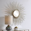 Uttermost Mirrors - Round Golden Rays Starburst Mirror