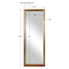 Uttermost Mirrors Edmonton Gold Leaner Mirror