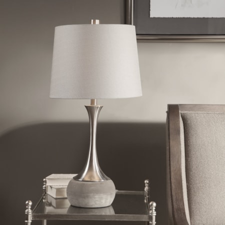 Niah Brushed Nickel Lamp