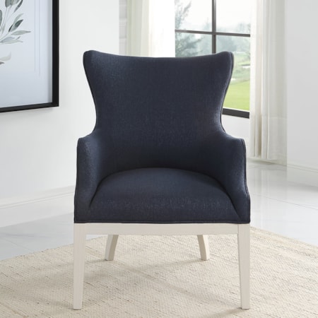 Gordonston Blue Fabric Accent Chair