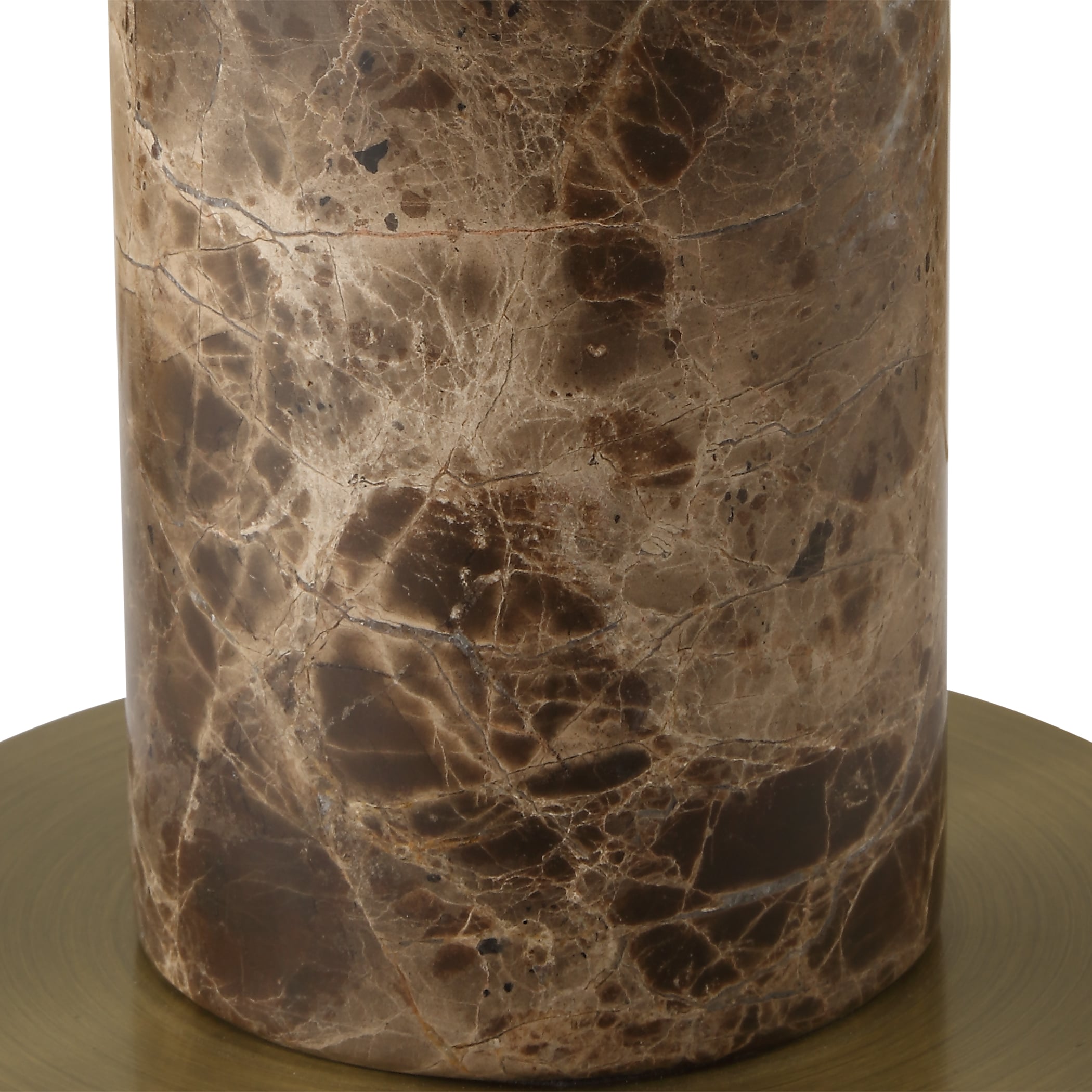 Uttermost Sepia Sepia Brown Marble Buffet Lamp