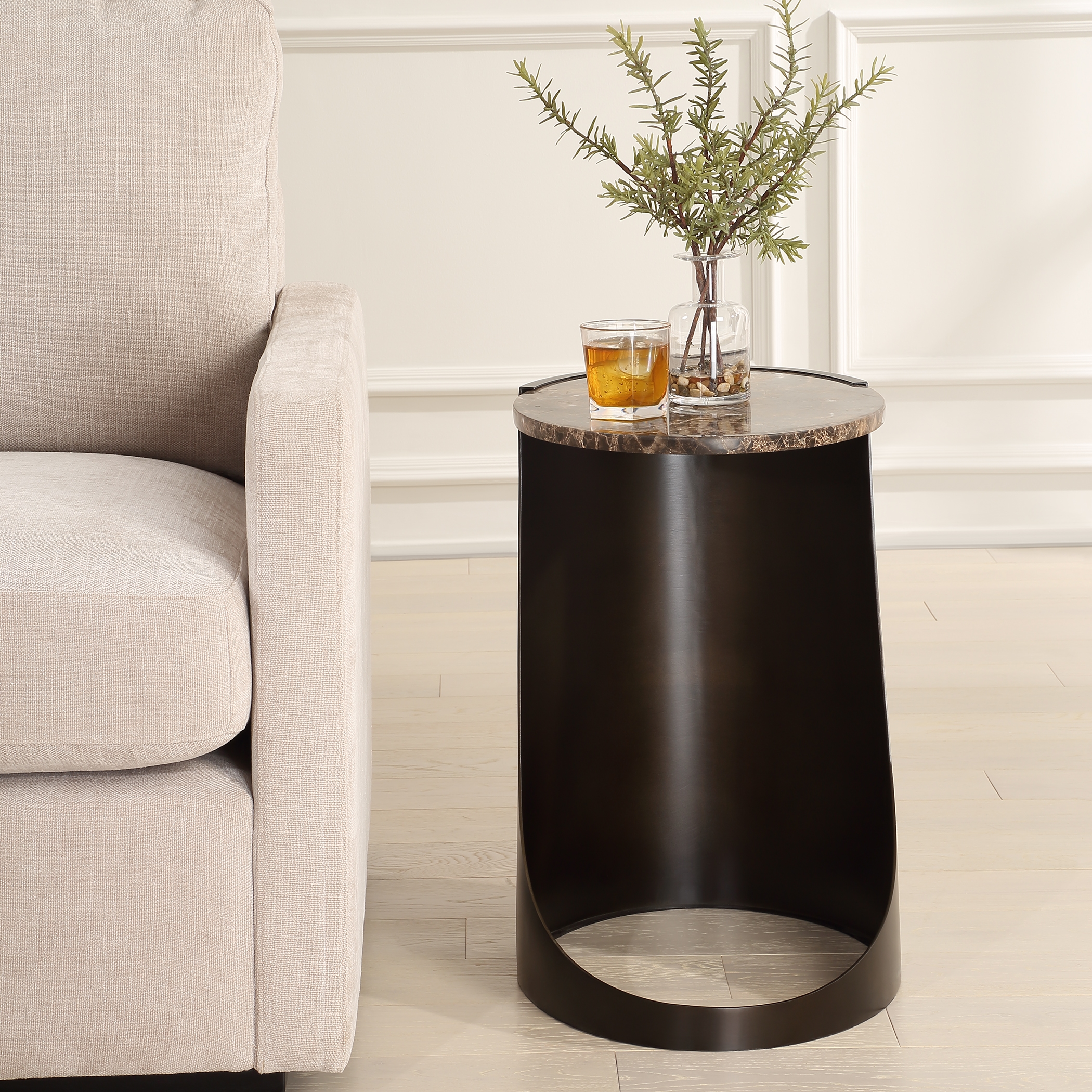 Welling Modern Metal Side Table