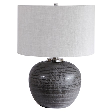 Mikkel Charcoal Table Lamp