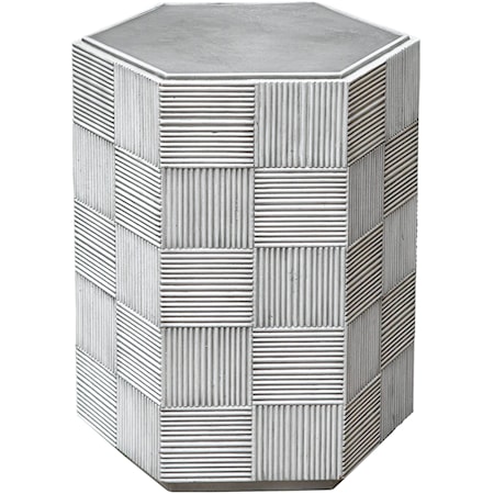 Silo Hexagonal Accent Table