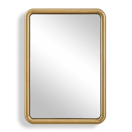 Atkinson Modern Brass Mirror