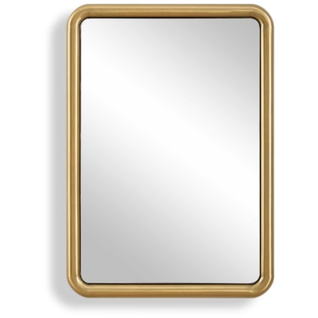 Atkinson Modern Brass Mirror