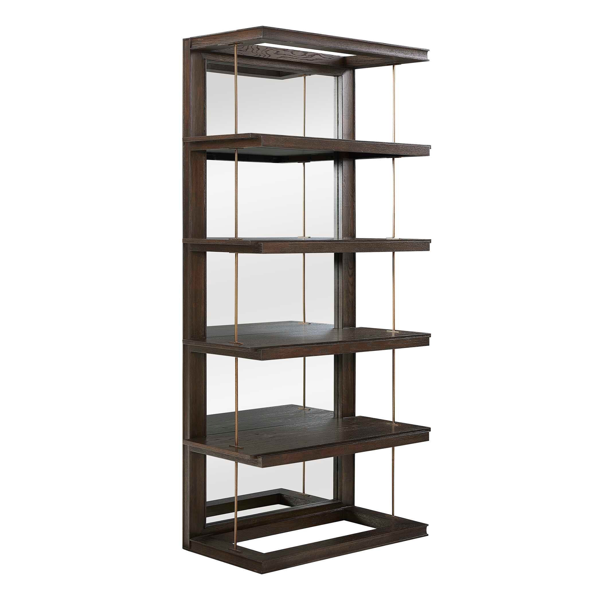 Kai Dark Walnut Etagere
