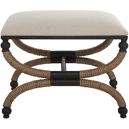 Icaria Upholstered Small Bench