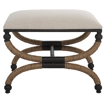 Icaria Upholstered Small Bench