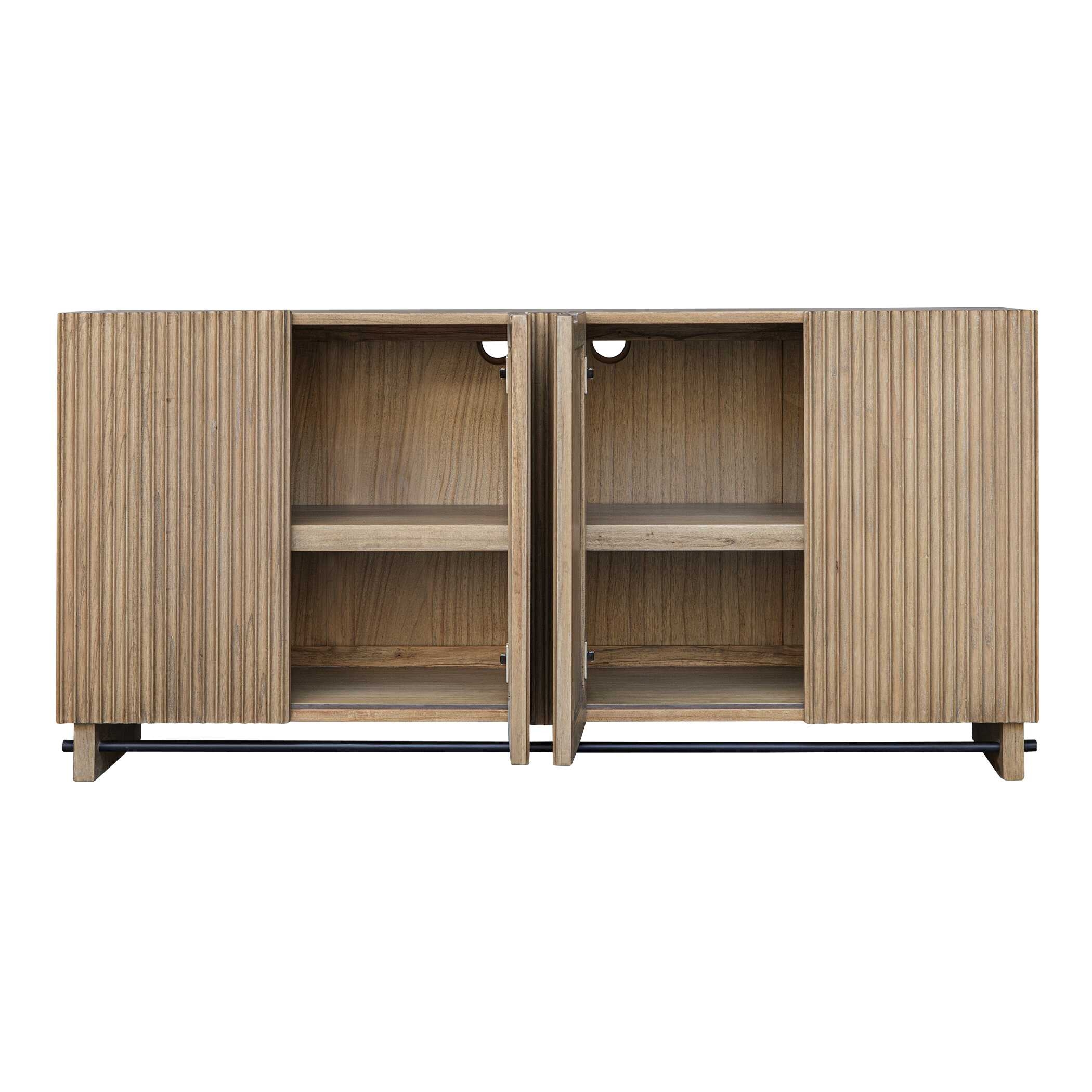 Uttermost Kellem Kellem Natural Wood 4 Door Cabinet