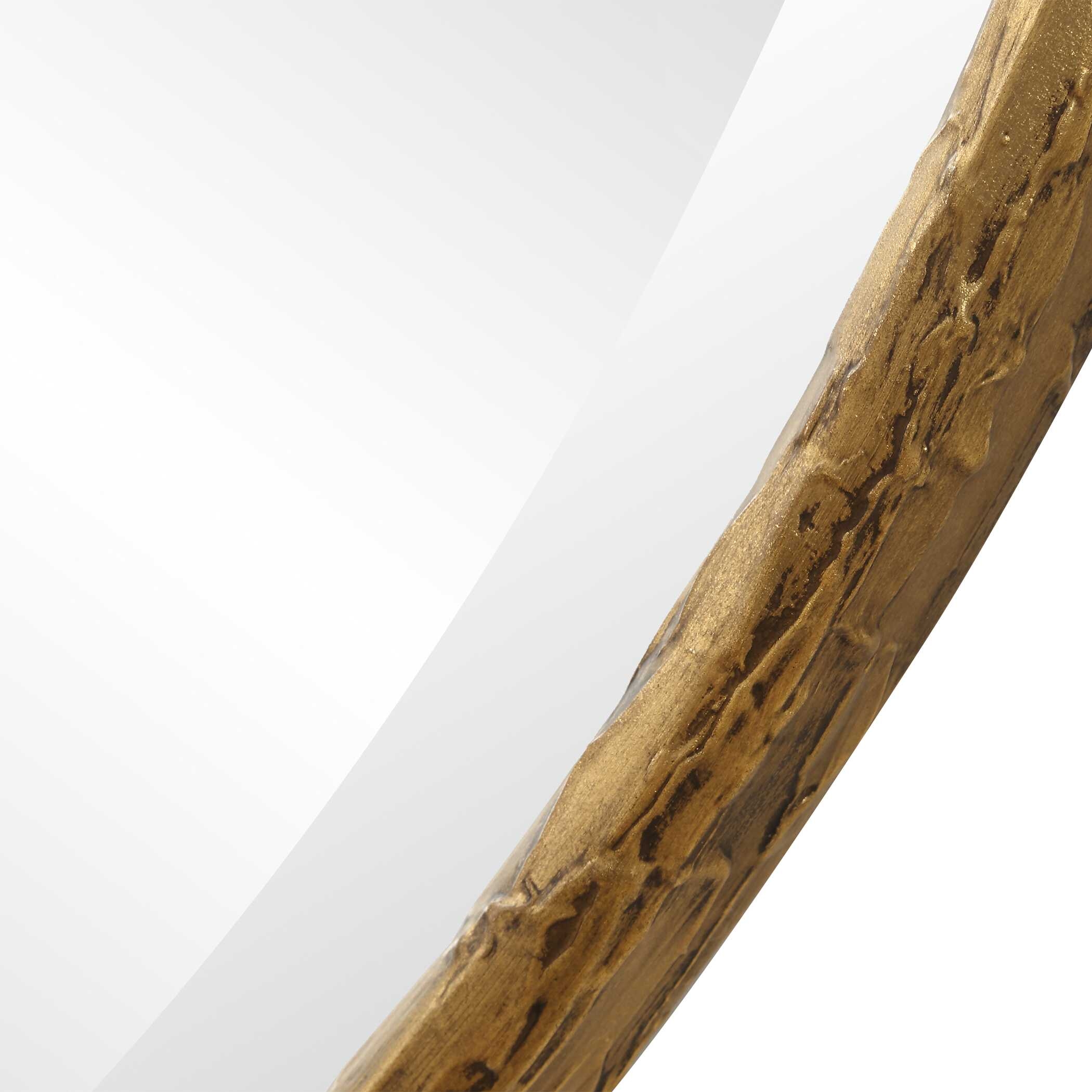 Uttermost Sutton Sutton Aged Gold Round Mirror