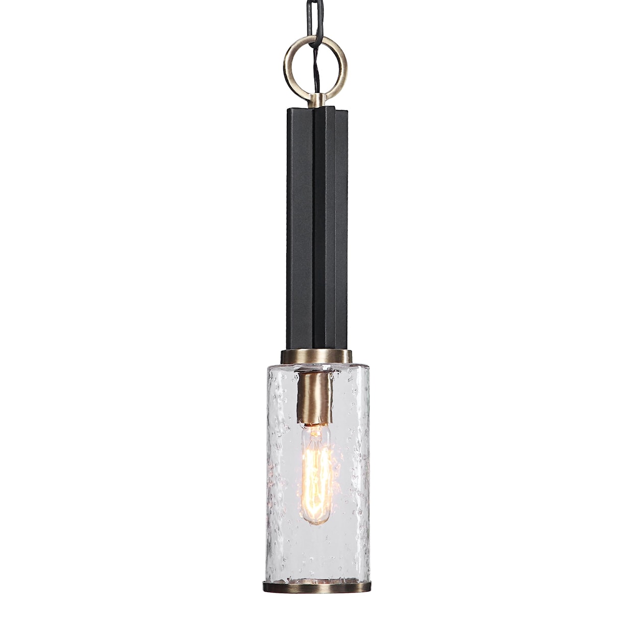 Uttermost Lighting Fixtures - Pendant Lights Jarsdel 1 Light Industrial Mini Pendant