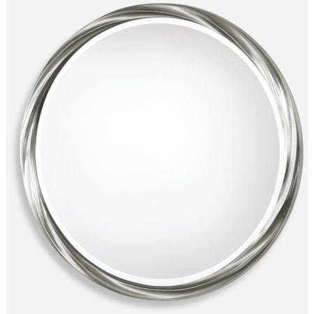 Orion Silver Round Mirror