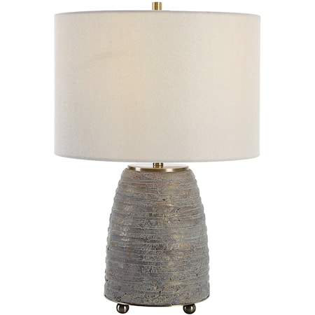 Gorda Bronze Ceramic Table Lamp