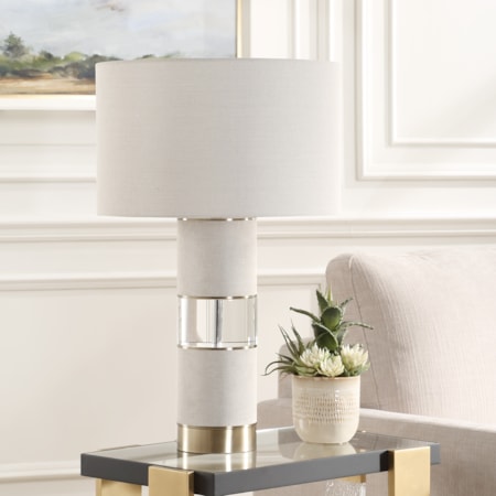 Maliyah Linen Table Lamp