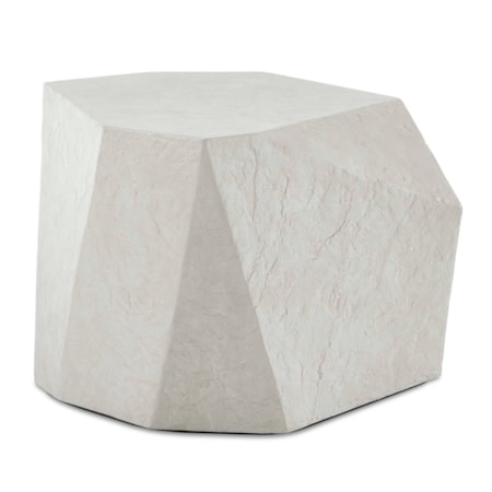 Parra Limestone Outdoor Side Table