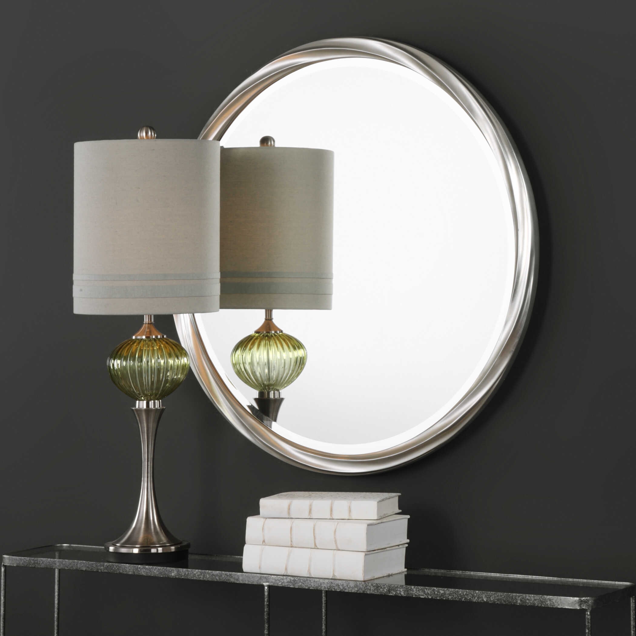 Uttermost Orion Orion Silver Round Mirror