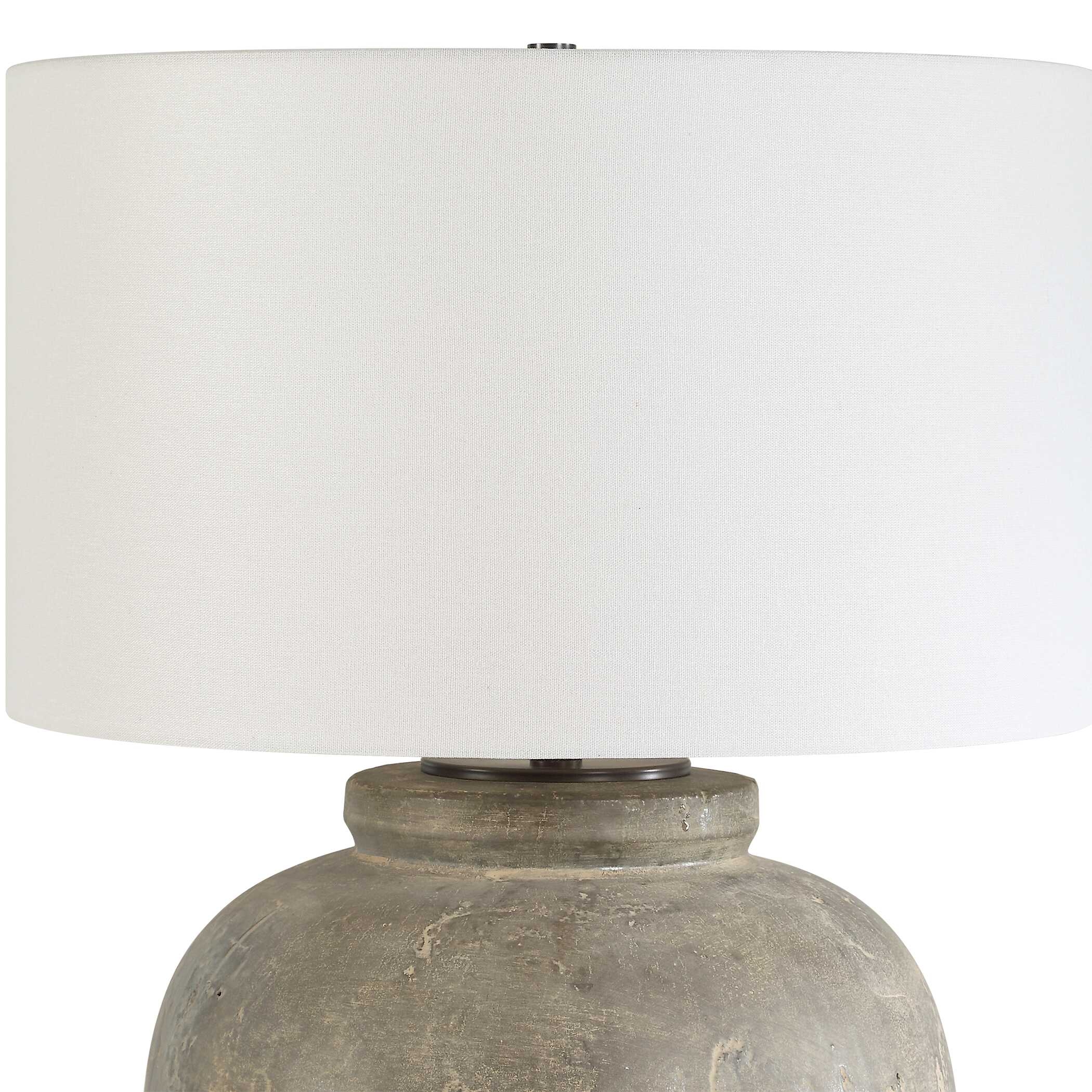 Uttermost Rock Rock Of Ages Rust Brown Table Lamp