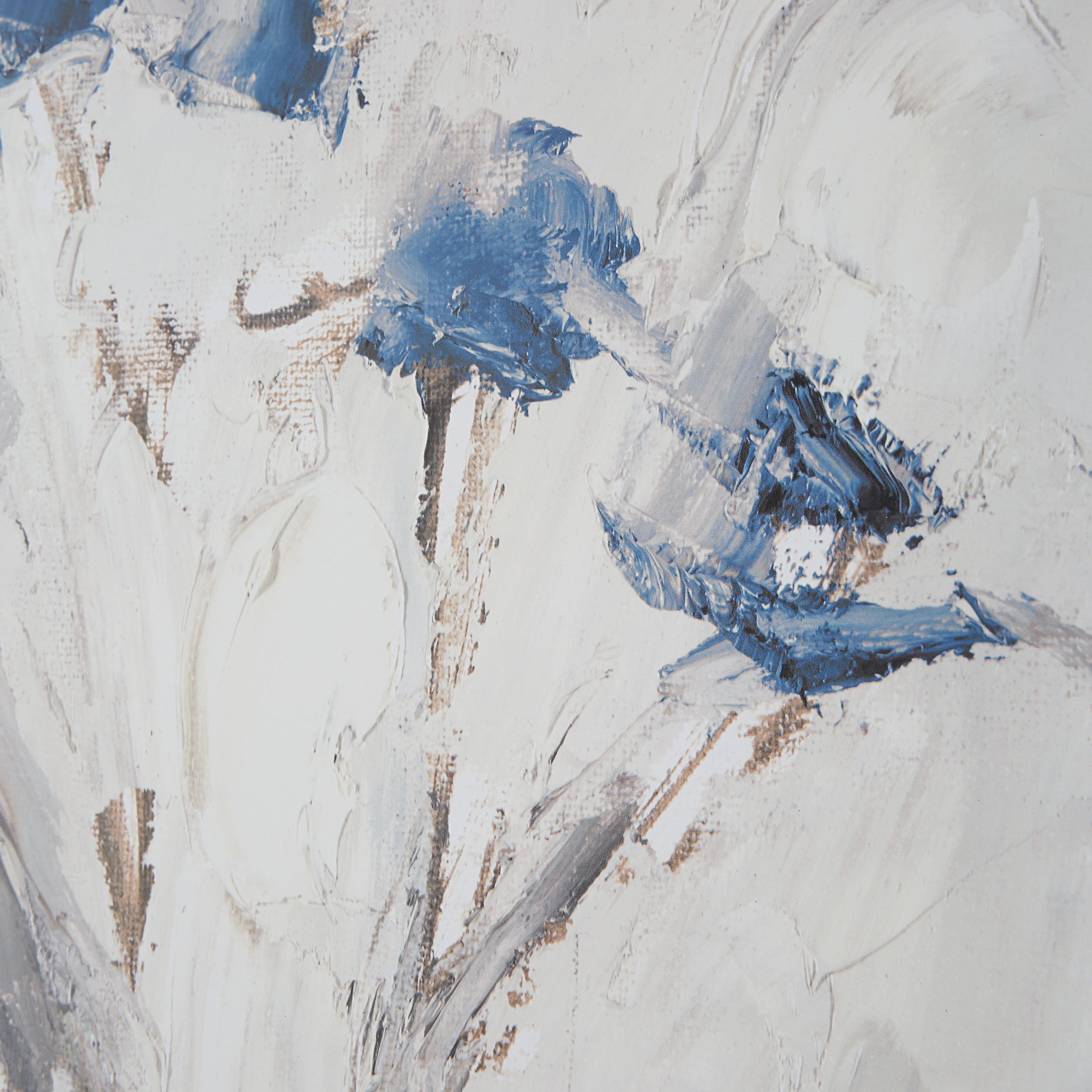 Uttermost Blue Flowers Blue Flowers In Vase Framed Print