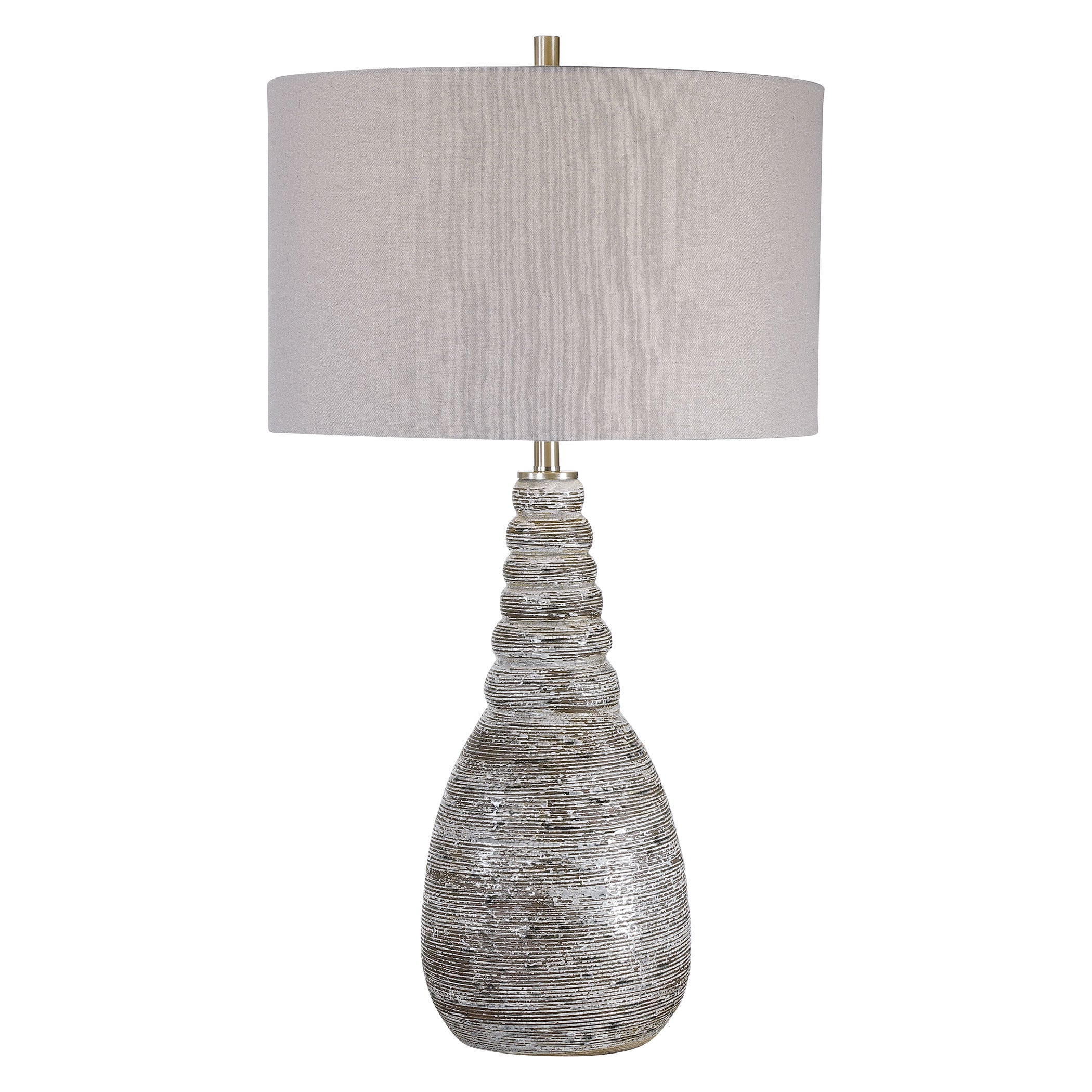 Uttermost Table Lamps Lakota Brushed Nickel Lamp | Mueller