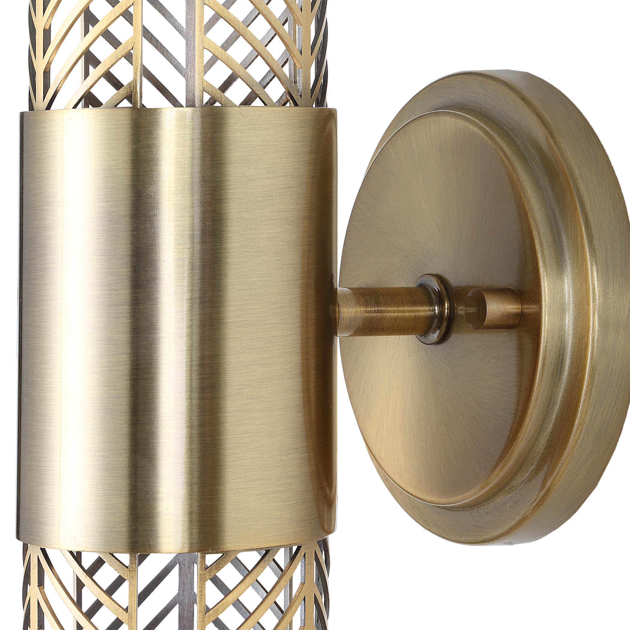 Uttermost Cret Cret 2 Light Led Brass Sconce