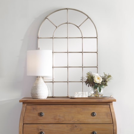 Barwell Arch Window Mirror