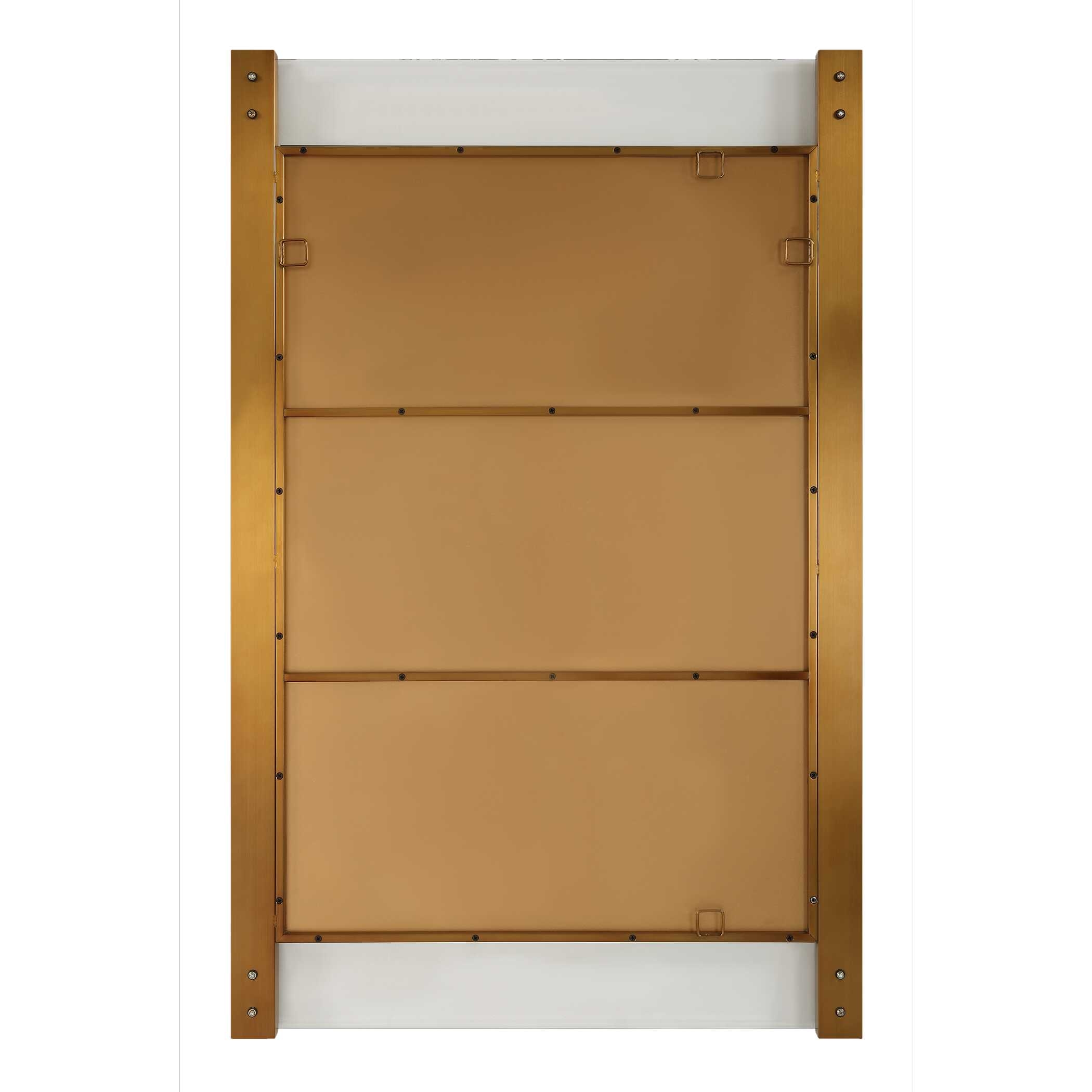 Uttermost Nera Nera Plated Brass Mirror