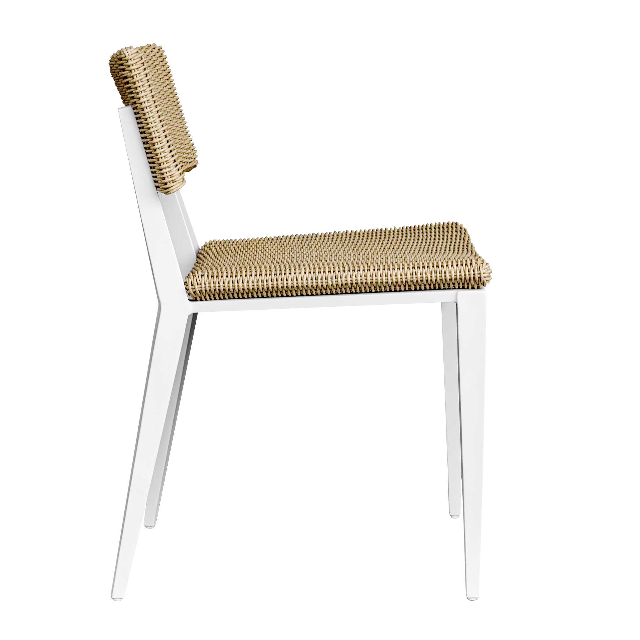 Calbas White Outdoor Dining Chair