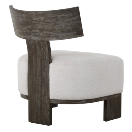 Finlay Dark Walnut Accent Chair